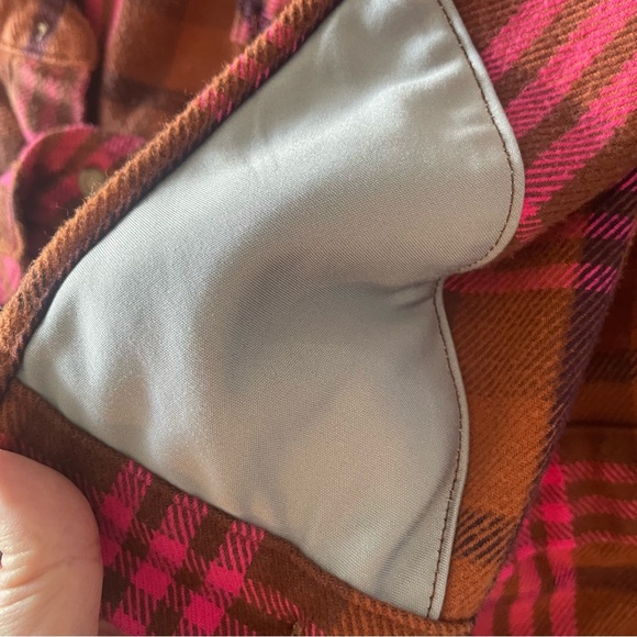 Duluth Trading Co Folklore Plaid Flannel Button Up Women’s Size XL - Picture 5 of 6